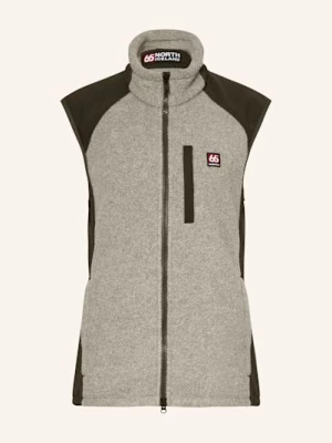 Obrázek produktu 66°North Fleecová Vesta Tindur khaki / černošedá