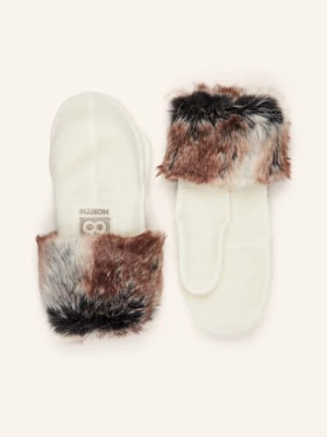Obrázek produktu 66°North Multifunkční Sportovní Rukavice Kaldi Arctic Mittens S Umělou Kožešinou krémová / hnědá