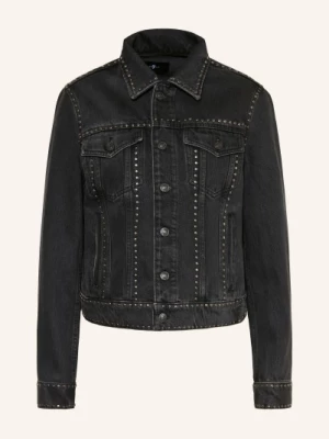 Obrázek produktu 7 For All Mankind Džínová Bunda Adi Trucker S Cvočky 1zn nightscape with studs