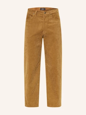 Obrázek produktu A.P.C. Manšestrové Kalhoty Achille Regular Fit koňaková