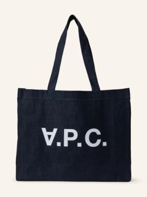 Obrázek produktu A.P.C. Nákupní Taška Daniela tmavě modrá / bílá