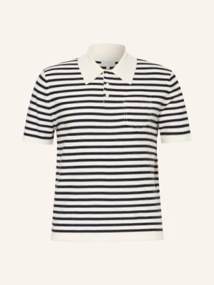 Obrázek produktu A.P.C. Pletené Polo Tričko Eliot režná / tmavě modrá