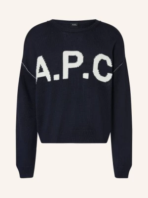Obrázek produktu A.P.C. Svetr tmavě modrá / bílá