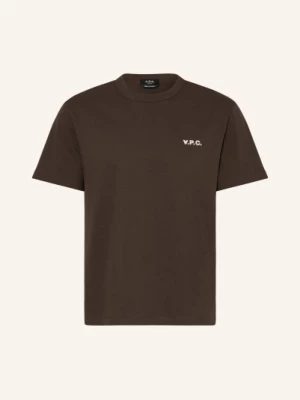 Obrázek produktu A.P.C. Tričko tmavě hnědá