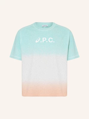 Obrázek produktu A.P.C. Tričko tyrkysová / oranžová