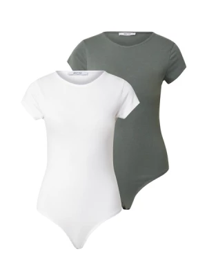Obrázek produktu ABOUT YOU Tričkové body 'Ellinor'  tmavě zelená / bílá