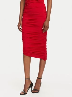 Obrázek produktu ACCESS FASHION Pouzdrová sukně 63-6001-326 Červená Slim Fit