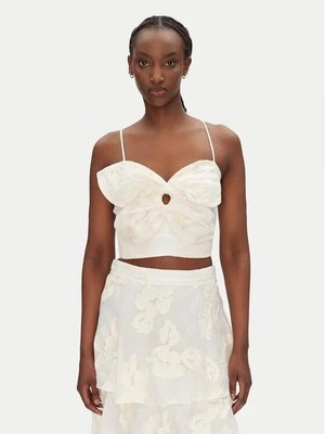 Obrázek produktu ACCESS FASHION Top 53-2120-558 Écru Slim Fit