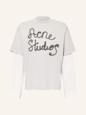 Obrázek produktu Acne Studios Dlouhé Rukávy S Třpytivou Přízí světle šedá / režná