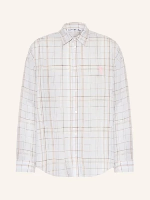 Obrázek produktu Acne Studios Košile Comfort Fit S Třpytivou Nití krémová / zlatá / hnědá