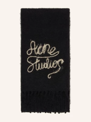 Obrázek produktu Acne Studios Šála S Alpakou černá / zlatá