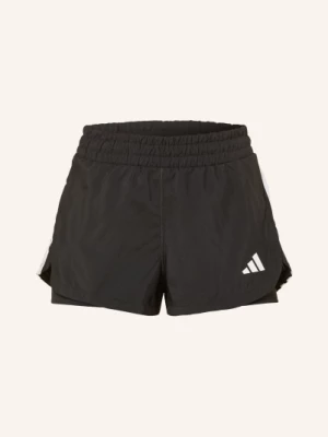 Obrázek produktu Adidas 2V1 Běžecké Šortky Pacer černá / bílá