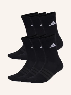 Obrázek produktu Adidas Balení 6 Kusů Sportovních Ponožek Cushioned Crew černá / bílá