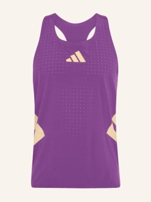 Obrázek produktu Adidas Běžecký Top Road To Records fialová / tmavě žlutá