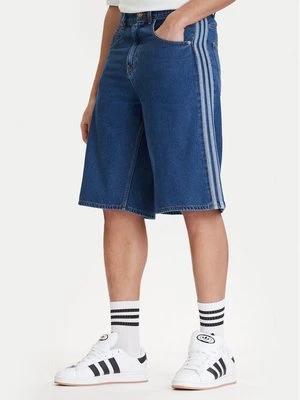 Obrázek produktu adidas Džínové šortky adicolor Firebird KD1500 Modrá Loose Fit