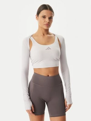 Obrázek produktu adidas Funkční tričko Power Essentials Workout Contour KD2217 Fialová Slim Fit