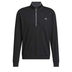 Obrázek produktu ADIDAS GOLF Funkční tričko 'Lightweight Half-Zip'  šedá / černá