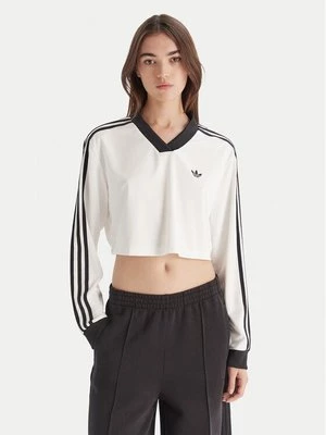 Obrázek produktu adidas Halenka adicolor Football Jacquard JV9740 Bílá Loose Fit