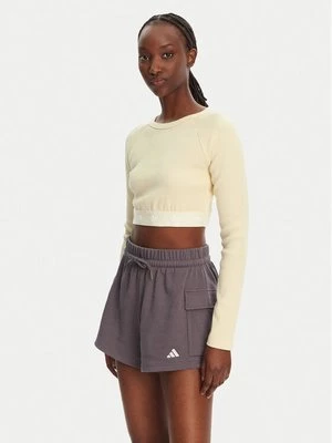 Obrázek produktu adidas Halenka Ribbed JD0013 Béžová Slim Fit