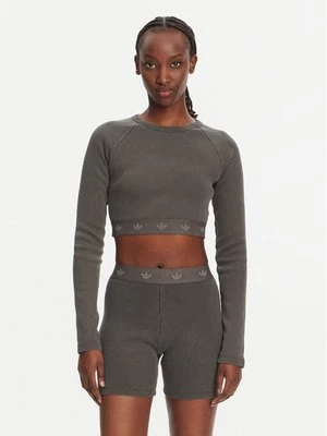 Obrázek produktu adidas Halenka Ribbed JD0014 Černá Slim Fit