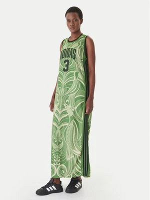Obrázek produktu adidas Každodenní šaty Farm Rio Premium KD4620 Zelená Slim Fit
