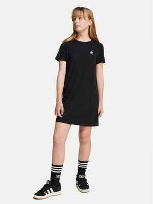 Obrázek produktu adidas Každodenní šaty Ribbed JC8429 Černá Regular Fit