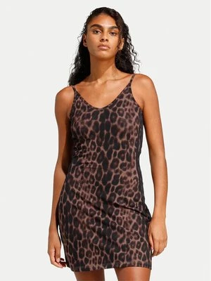Obrázek produktu adidas Každodenní šaty Seasonal Essentials Leopard Print JZ0204 Hnědá Slim Fit