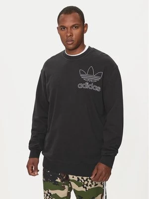 Obrázek produktu adidas Mikina adicolor Outline Trefoil IU2350 Černá Loose Fit