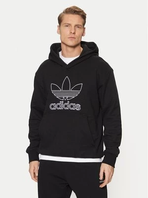 Obrázek produktu adidas Mikina adicolor Outline Trefoil JP1079 Černá Loose Fit