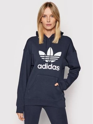 Obrázek produktu adidas Mikina adicolor Trefoil HE6951 Tmavomodrá Regular Fit