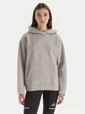 Obrázek produktu adidas Mikina ALL SZN Holiday Glitter Fleece JV5757 Šedá Loose Fit