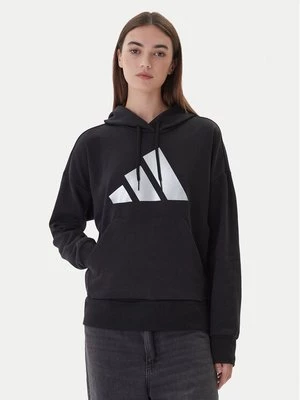 Obrázek produktu adidas Mikina Holiday Metallic Graphic JV8526 Černá Regular Fit