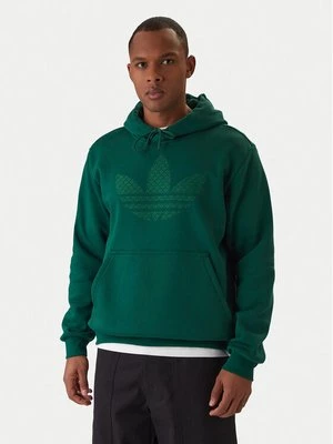 Obrázek produktu adidas Mikina Monogram Infill KD0403 Zelená Regular Fit