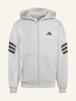 Obrázek produktu Adidas Mikina S Kapucí Future Icons 3-Stripes světle šedá / černá