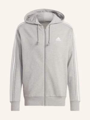 Obrázek produktu Adidas Mikinová Bunda Essentials světle šedá / bílá