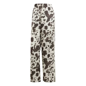 Obrázek produktu ADIDAS ORIGINALS Kalhoty 'Satin Wide Leg'  tmavě hnědá / offwhite