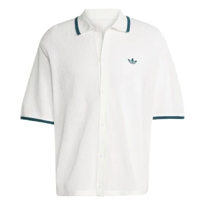 Obrázek produktu ADIDAS ORIGINALS Košile 'Button Down Knitted'  petrolejová / bílá