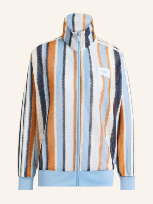 Obrázek produktu Adidas Originals Pletená Bunda Summer Glow Knitted Firebird modrá / tmavě oranžová / bílá