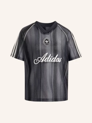 Obrázek produktu Adidas Originals Pletené Tričko Adidas Originals Summer Glow Knitted Oversized Jersey tmavě šedá / bílá / černá