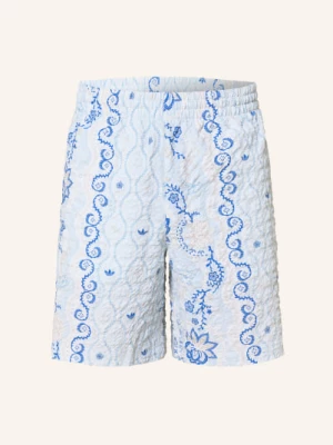 Obrázek produktu Adidas Originals Šortky Printed Seersucker krémová / tmavě modrá / modrá