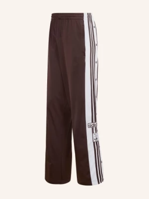 Obrázek produktu Adidas Originals Tepláky Adibreak Classic tmavě hnědá / bílá