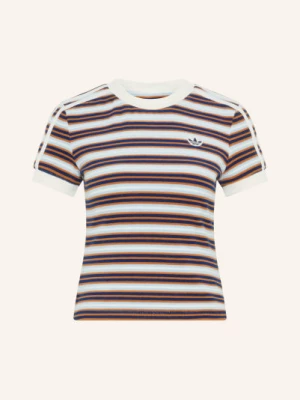 Obrázek produktu Adidas Originals Tričko Adidas Originals Summer Glow Slim Striped Z Froté tmavě modrá / tmavě oranžová / tmavě modrá