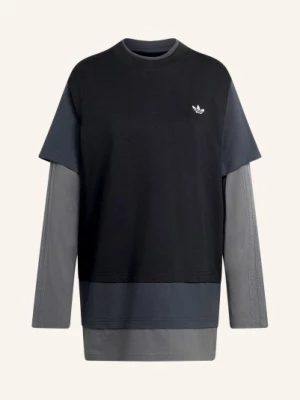 Obrázek produktu Adidas Originals Tričko S Dlouhým Rukávem Loose Layered Long Sleeve černá / tmavě šedá