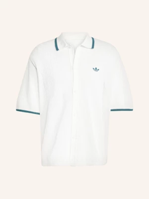 Obrázek produktu Adidas Originals Úpletová Košile Adidas Originals Button Down Loose Fit režná / petrolejová