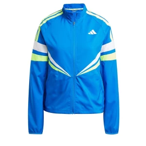 Obrázek produktu ADIDAS PERFORMANCE Sportovní bunda 'Adizero'  azurová / světle zelená / bílá