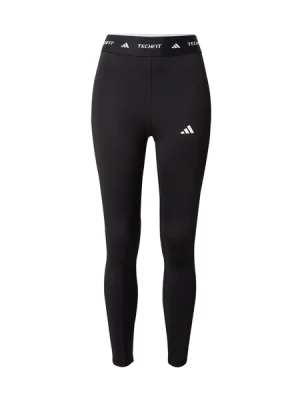 Obrázek produktu ADIDAS PERFORMANCE Sportovní kalhoty 'TECHFIT 7/8'  černá / bílá