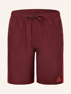 Obrázek produktu Adidas Plavky Adicolor 3-Streifen 8-Inch tmavě červená / červená