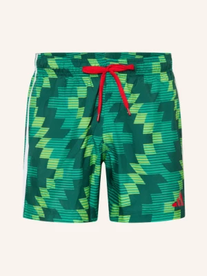 Obrázek produktu Adidas Plavky Football-Inspired Graphic 5inch zelená / neonově zelená / bílá