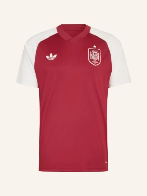 Obrázek produktu Adidas Rozcvičovací Tričko Španělsko – Venku tmavě červená / bílá