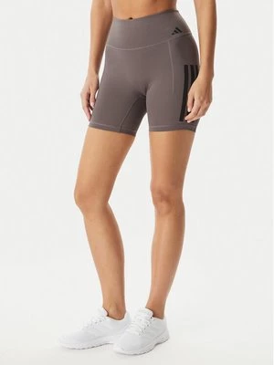 Obrázek produktu adidas Sportovní kraťasy Optime Workout 3-Stripes JZ1099 Šedá Slim Fit